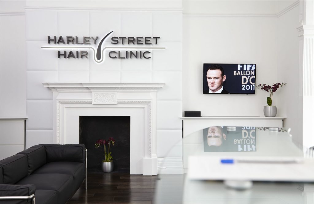 Harley Street Hair Clinic reception