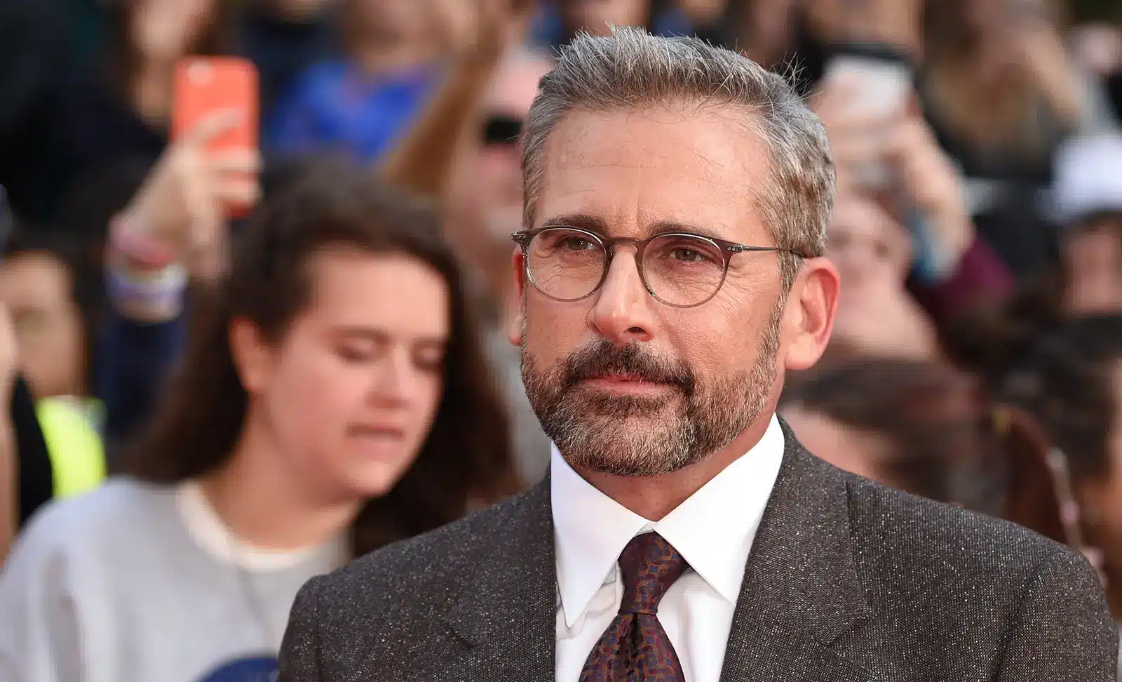 Steve Carell before hair transplant 2018