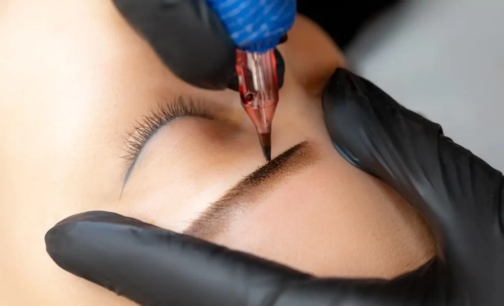 Eyebrow tattoo 