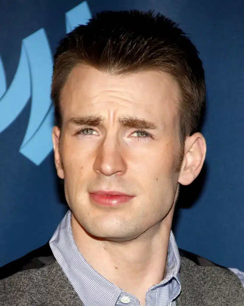 Chris Evans hair 20213