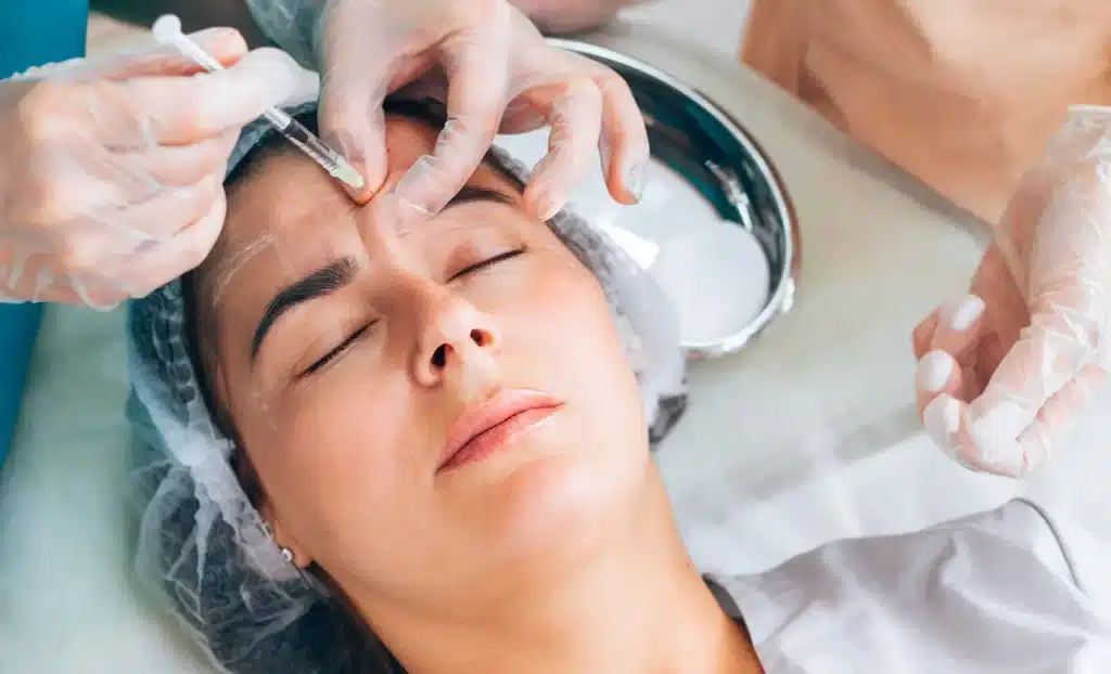 Botox for forehead reduction