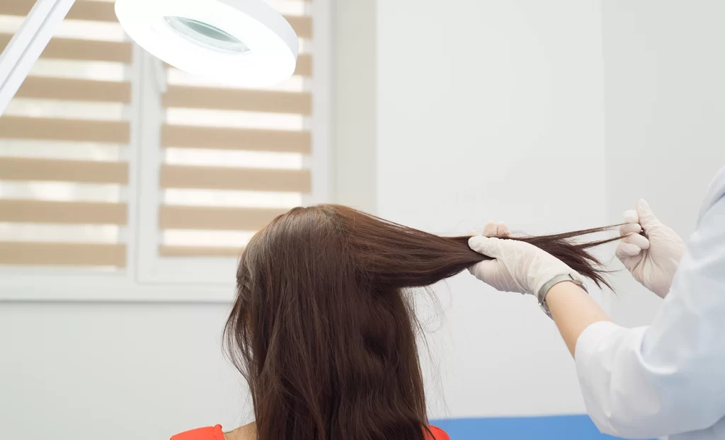 hair pull test