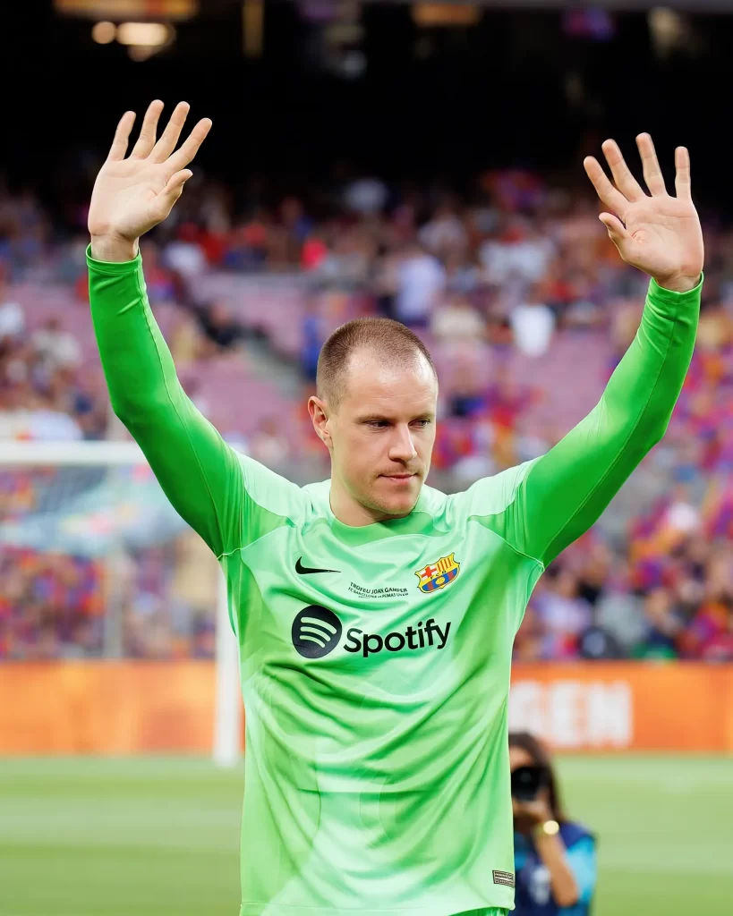 Marc Andre ter Stegen hair 2022