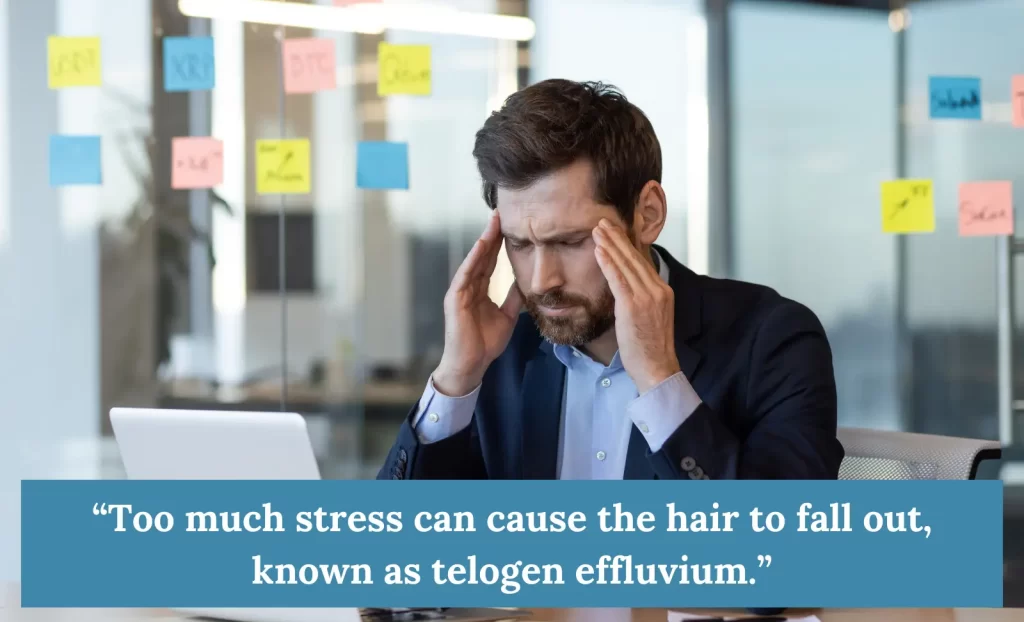 Stress and hair loss 