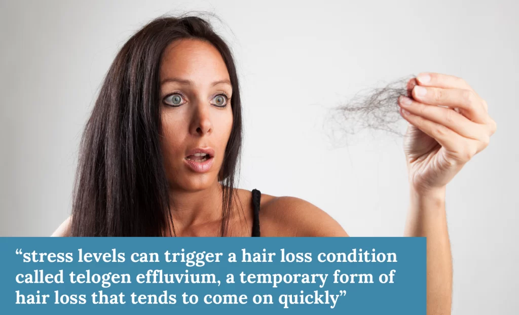 Stress and hair loss 