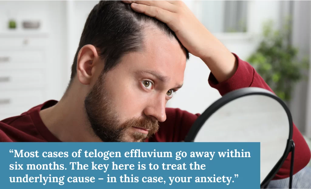 telogen effluvium men 