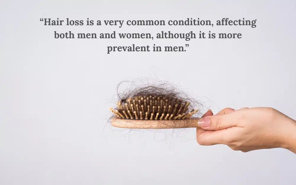 Hair loss is common 