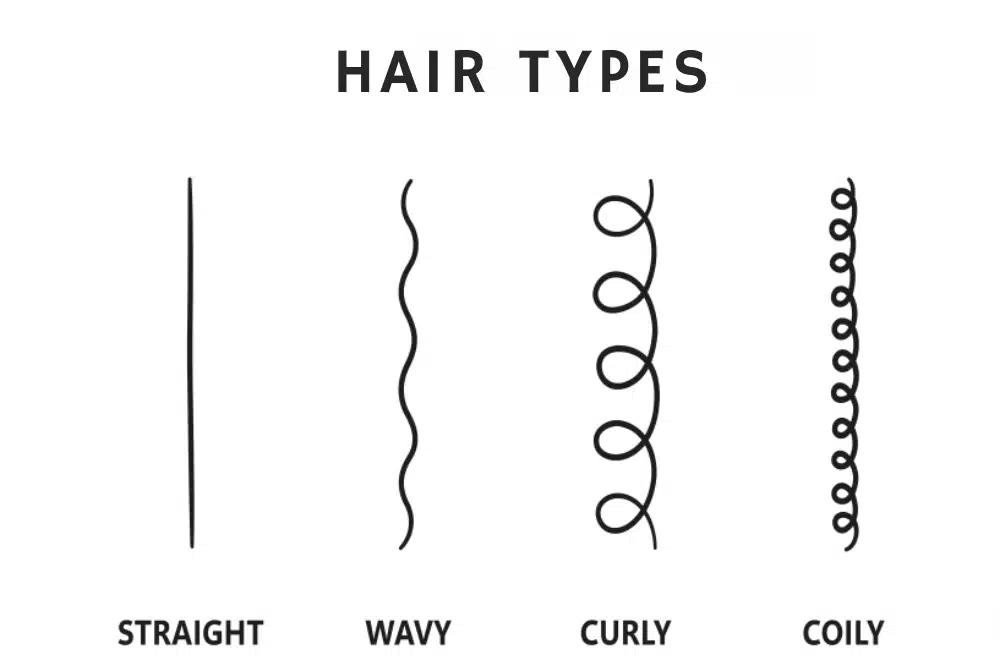 Different hair types 