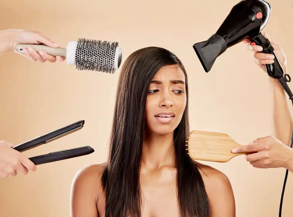 Heat Damage Cause Hair Loss