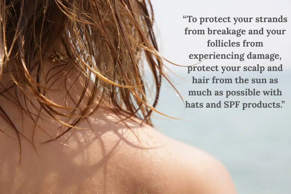 Sun and hair loss