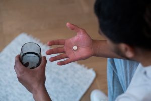Man taking finasteride